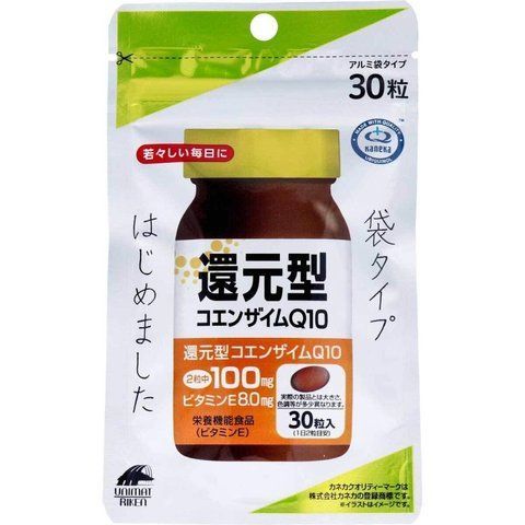 Дієтична добавка "Знижений коензим Q10 Active form of Coenzyme Q10" Unimat Riken, 30 шт 681368 фото
