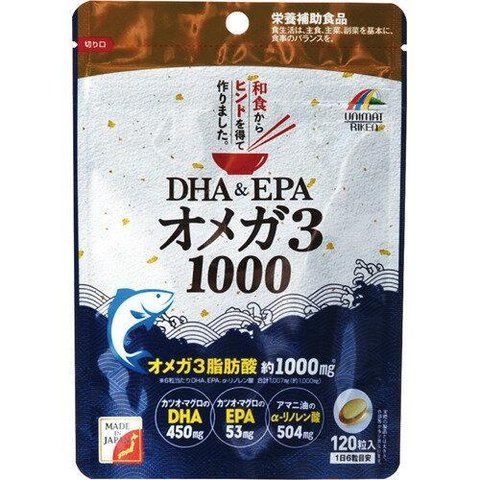 Дієтична добавка з високим вмістом Омега 3 жирна кислота, DHA & EPA Omega 3 1000 DHA&EPA Omega-3 1000 по 120 671734 фото